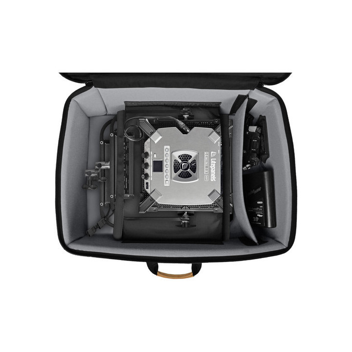 Portabrace LPB-GEMINI1X12 - Soft Protective Carrying Case for 2 Units of LitePanels Gemini 1X1