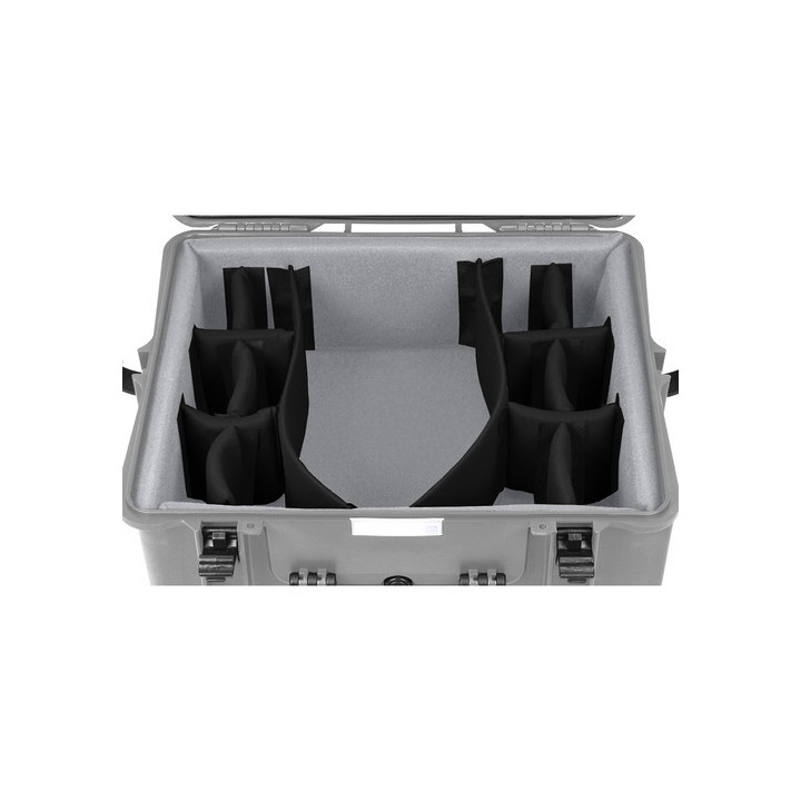 Portabrace PB-2750DKORP - Platinum Hard Case with off Road Wheels and Divider Kit