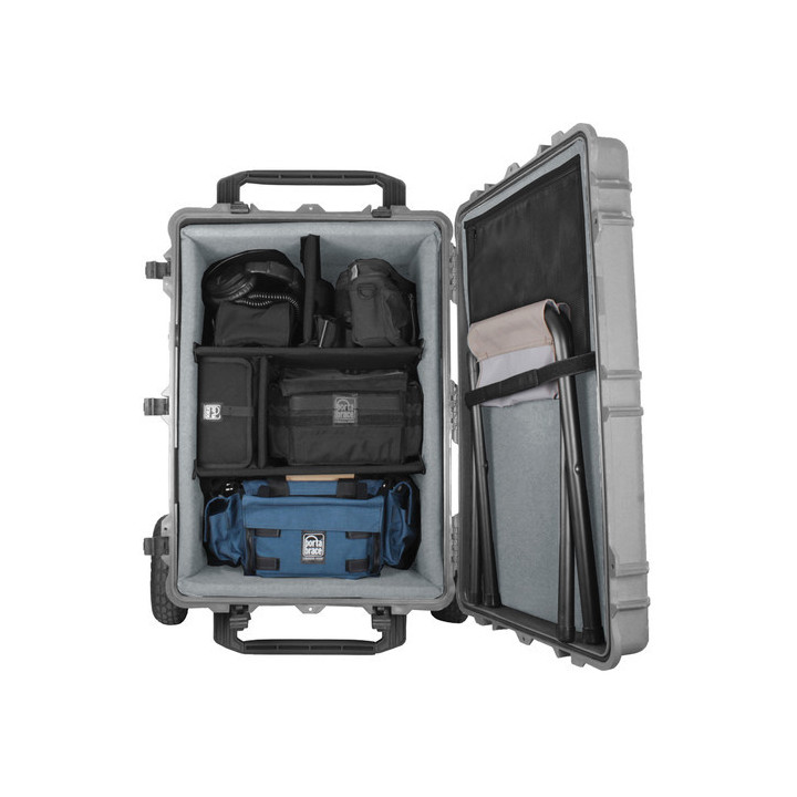 Portabrace PB-2850TBAORXP - Hard Case Audio Cart with Off-Road Wheels