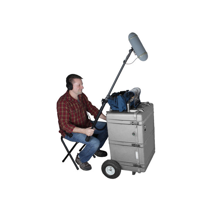 Portabrace PB-2850TBAORXP - Hard Case Audio Cart with Off-Road Wheels