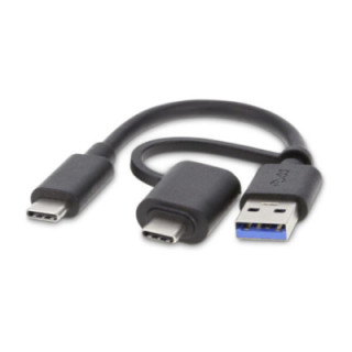 LMP USB_C-A-2-in-1 - 2-in-1 USB-C (m) to USB-A (m) & USB-C (m) data cable