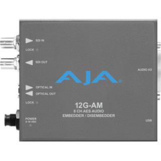 AJA 12G-AM - 8-Channel 12G-SDI AES audio Embedder/Disembedder