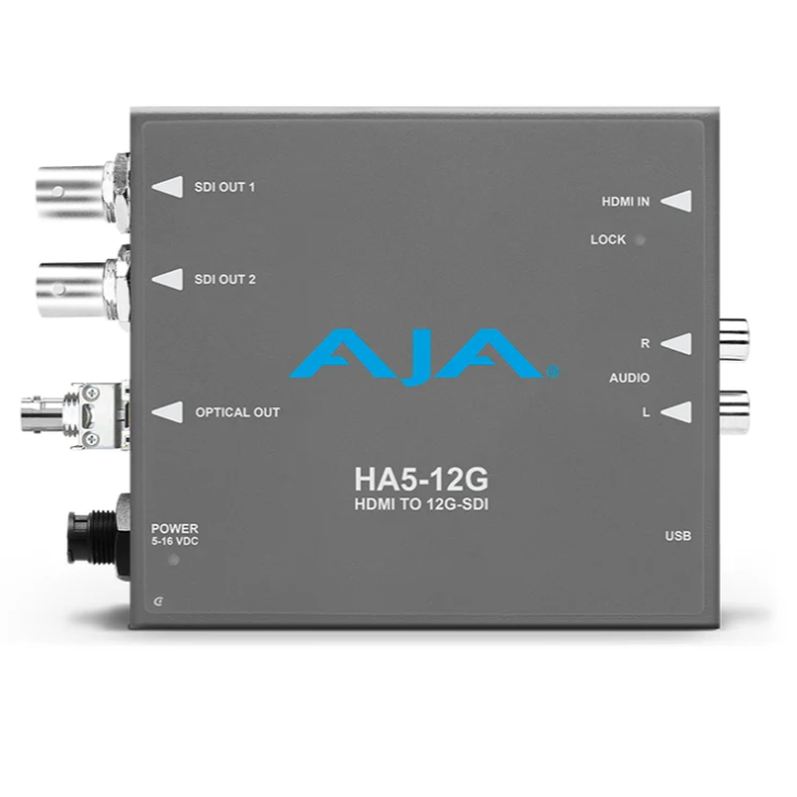 AJA HA5-12G-T-ST - HDMI 2.0 to 12G-SDI Conversion