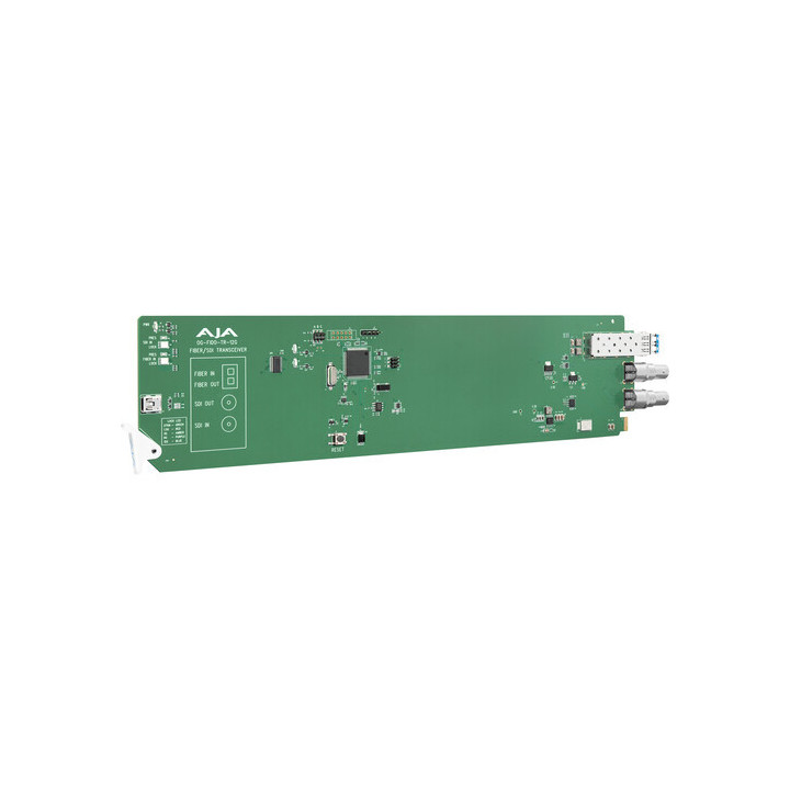 AJA OG-FIDO-TR-12G - 1-Channel 12G-SDI/LC Single Mode LC Fiber Transceiver