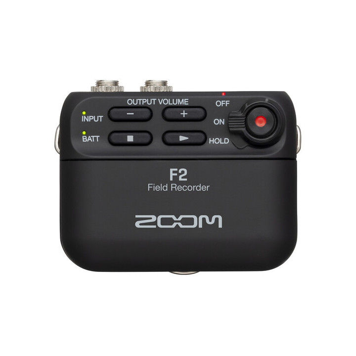Zoom F2 Black - Field Recorder & Lavalier Microphone