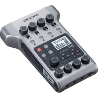 Zoom PodTrak P4 - Portable Multitrack Podcast Recorder
