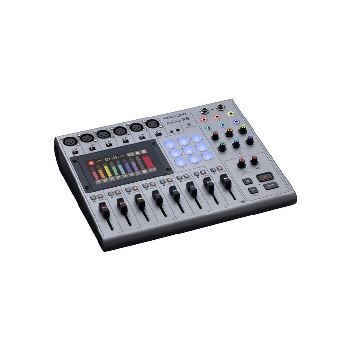 Zoom PodTrak P8 - Portable Multitrack Podcast Recorder
