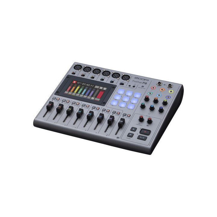 Zoom PodTrak P8 - Portable Multitrack Podcast Recorder