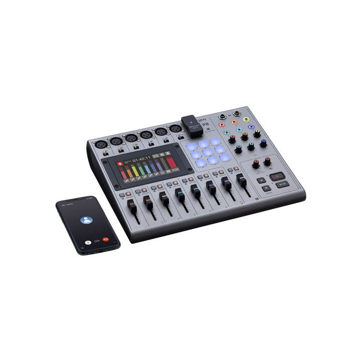 Zoom PodTrak P8 - Portable Multitrack Podcast Recorder