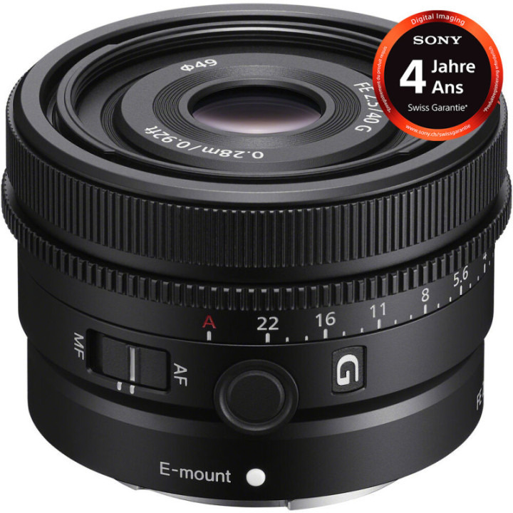 Sony SEL40F25G.SYX - FE 40mm F2.5 G