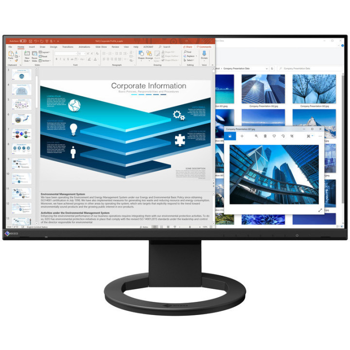 EIZO EV2480-Swiss Edition noir - 23.8" High-End IPS-LED-Panel