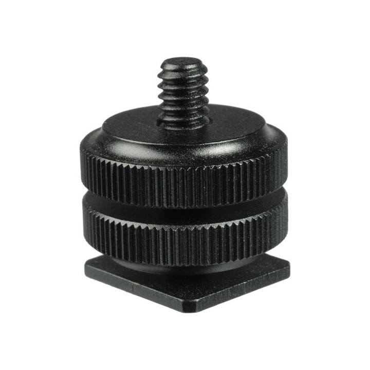 Nanlite AS-CSA-1/4 - Cold Shoe Adapter with 1/4"- 20 screw