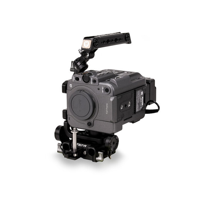 Tilta ES-T20-C-AB - Camera Cage for Sony FX6 Vertical Mounting Kit - Gold Mount