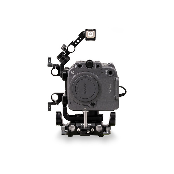 Tilta ES-T20-C-AB - Camera Cage for Sony FX6 Vertical Mounting Kit - Gold Mount