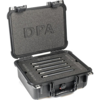 DPA Microphones 5015A - Surround Kit with 5 x 4015A, Clips, Windshield in Peli Case