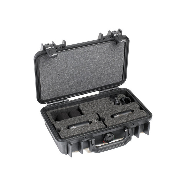 DPA Microphones ST2006C - Stereo Pair with Clips and Windshield in Peli Case