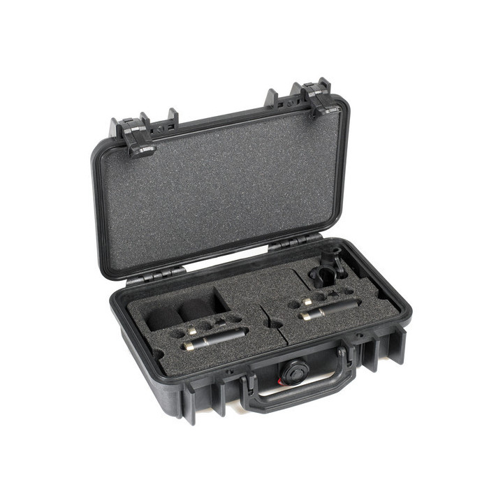 DPA Microphones ST4006C - Stereo Pair with Clips and Windshield in Peli Case
