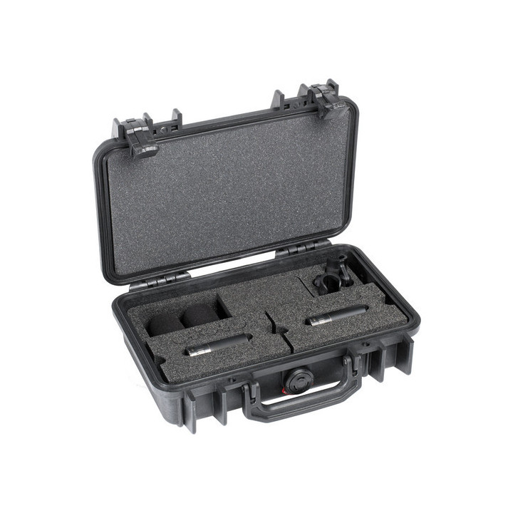 DPA Microphones ST4011C - Stereo Pair with Clips and Windshield in Peli Case