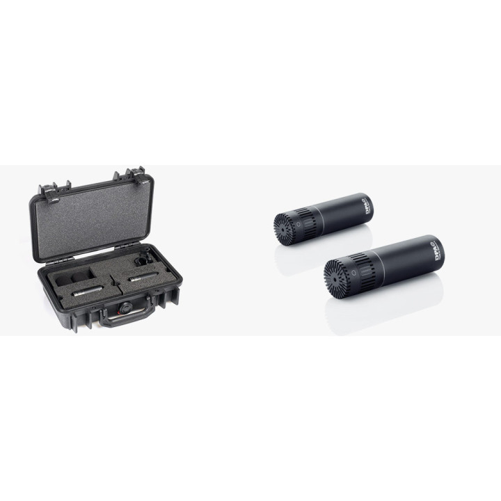 DPA Microphones ST4015C - Stereo Pair with Clips and Windshield in Peli Case