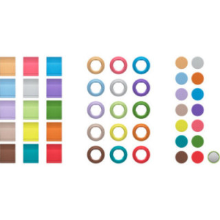 Sennheiser EW-D COLOR CODING SET - Bundle of Color Indicators for EW-D Transmitters and Receivers