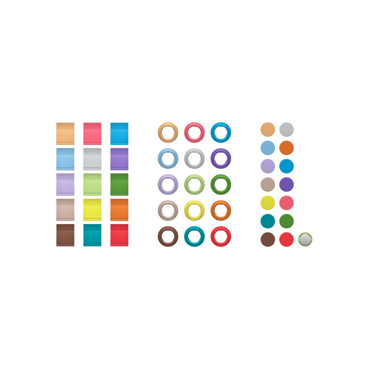 Sennheiser EW-D COLOR CODING SET - Bundle of Color Indicators for EW-D Transmitters and Receivers