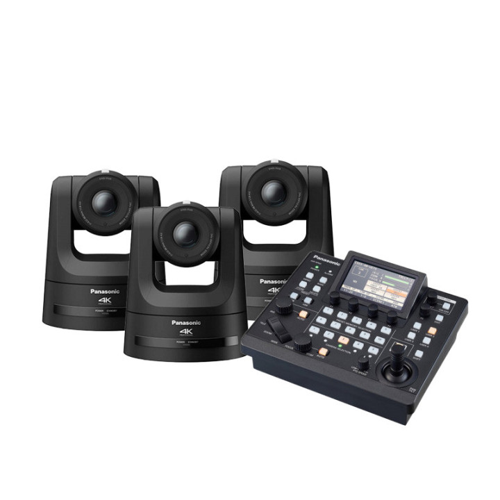 Panasonic Bundle 3 PTZ AW-UE100KEJ + 1 AW-RP60GJ for free