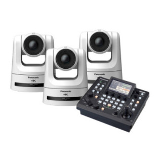 Panasonic Bundle 3 PTZ AW-UE100WEJ + 1 AW-RP60GJ for free