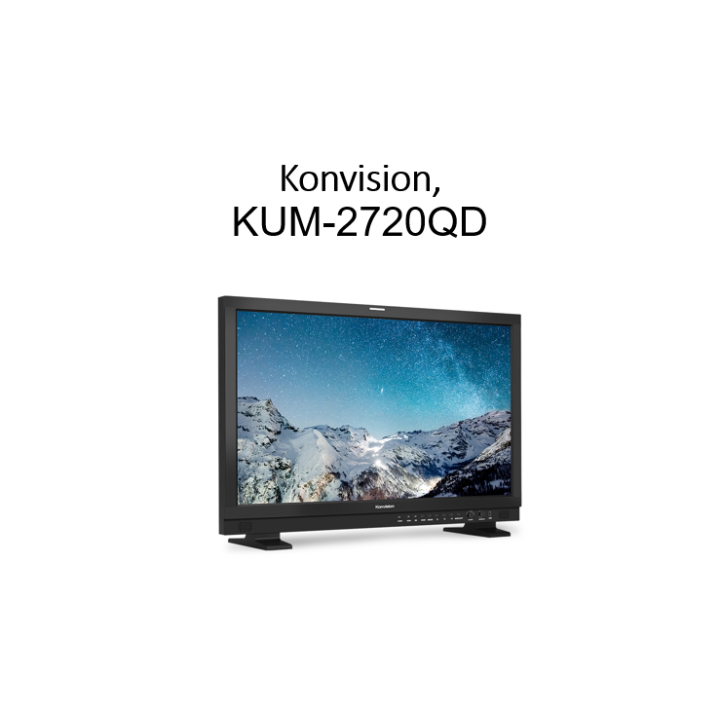 Konvision KUM-2720Q - 4K/8K,4x12G-SDI, HDR Emulation