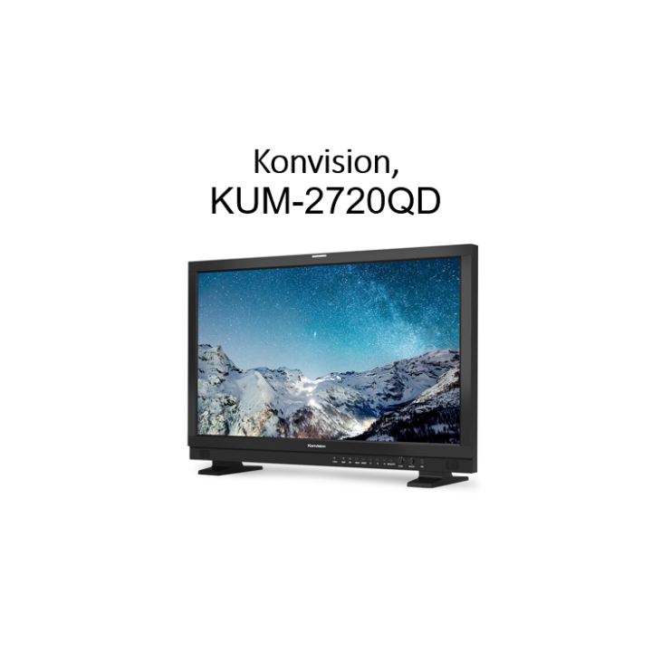Konvision KUM-2720Q - 4K/8K,4x12G-SDI, HDR Emulation