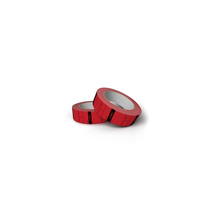 C-tape A-CTAPE25ROU - 25 mm DIT 25mm x 15m Red