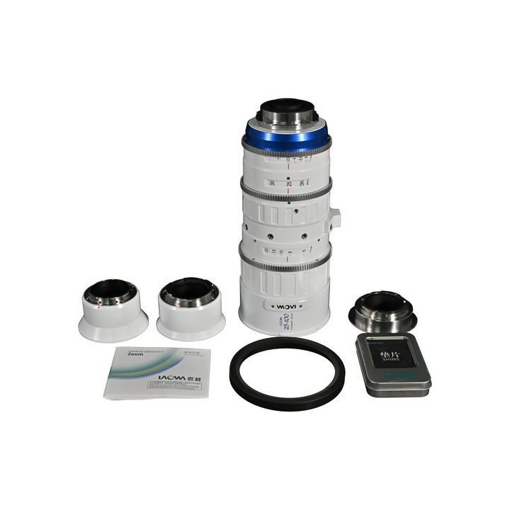 Laowa OOOM25100PLBMW - OOOM 25-100 T2.9 Cine Bundle (Meters, White)