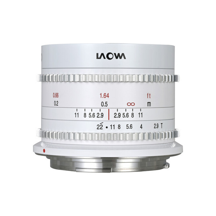 Laowa VE929RFCW - 9mm T2.9 Zero-D Cine (White)