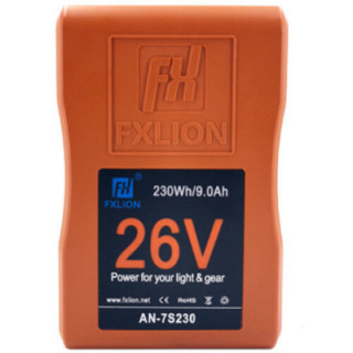 FXLION AN-7S230 - 26V Battery - 26V / 230Wh Gold-Mount Battery