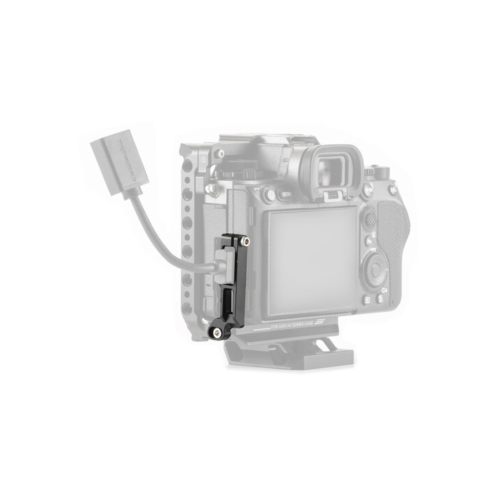 Tilta TA-T23-CC2-B - HDMI Cable Clamp Attachment for Sony a1 Half Cage - Black