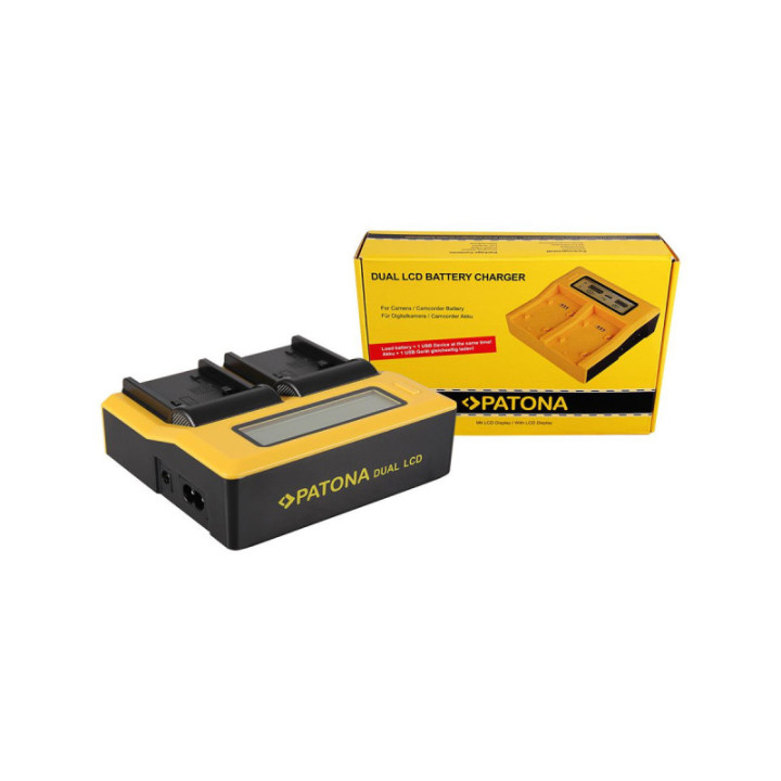 Patona 7557 - Sony P-FV70 / 100 Dual LCD Charger
