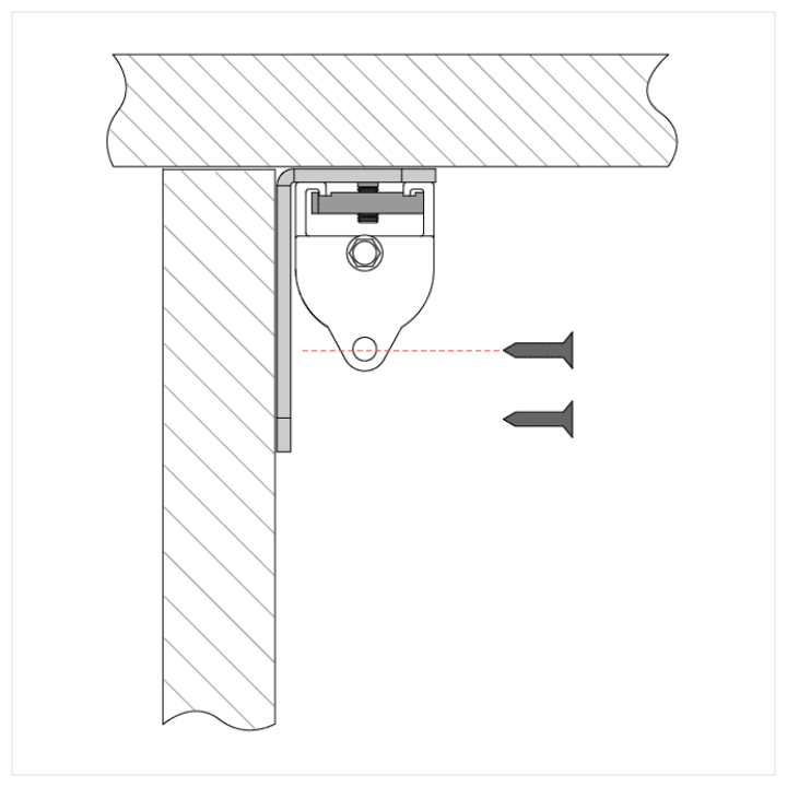 Doughty T81170 - Rail - Wall Bracket