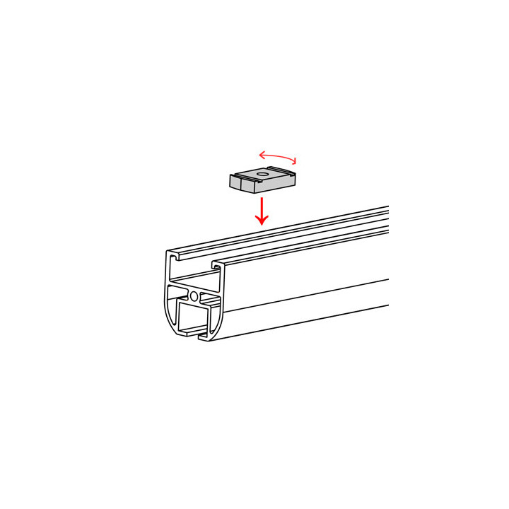 Doughty T81190 - Rail - Channel Nut - (M6 Unistrut Nut)