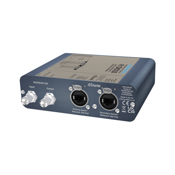 Sonifex AVN-DIO10 - Dante to SDI Embedder/De-Embedder