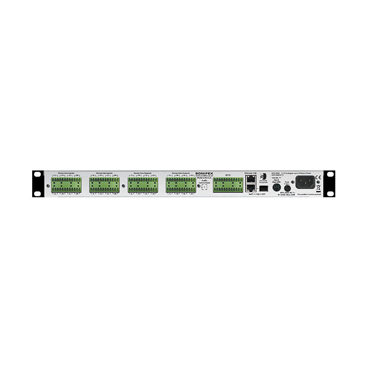 Sonifex AVN-PA8 - 8 Stereo Analogue Line Inputs & 8 Stereo Analogue Line Outputs, AES67 Portal