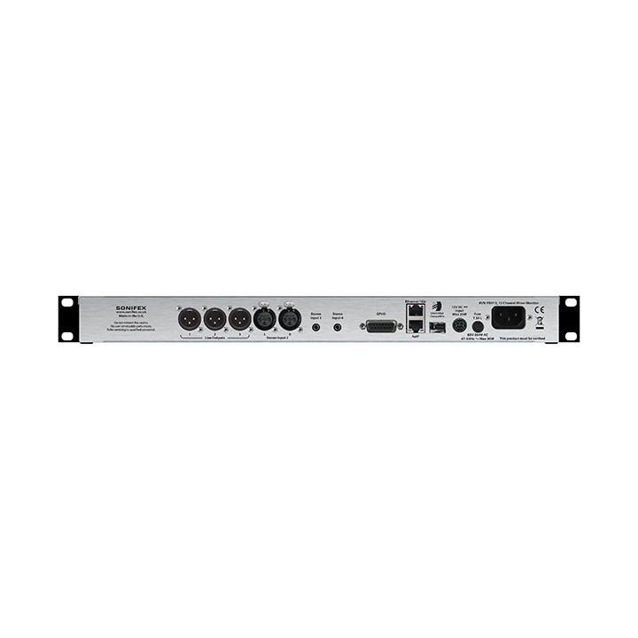 Sonifex AVN-PXH12 - 12 x 2 Channel Mix Monitor, AoIP Portal