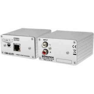 Sonifex CM-ULR1 - Unbalanced to Balanced Converter, Passive, Phono to RJ45