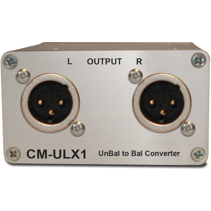 Sonifex CM-ULX1 - Unbalanced to Balanced Converter, Passive, Phono to XLR