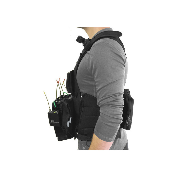 Portabrace ATV-833 - Audio Tactical Vest for Sound Devices 833, Black