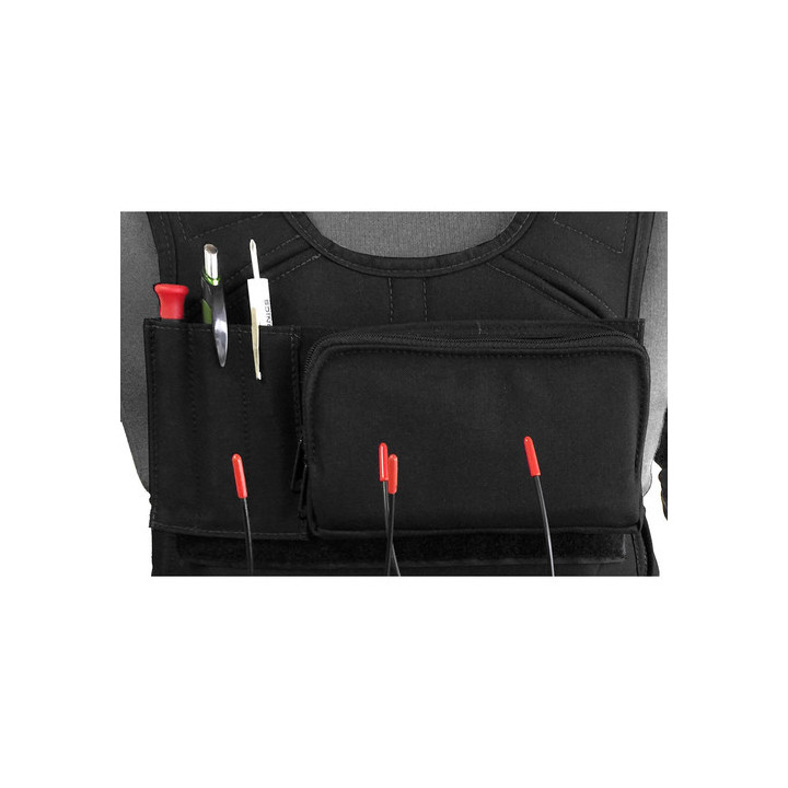 Portabrace ATV-833 - Audio Tactical Vest for Sound Devices 833, Black