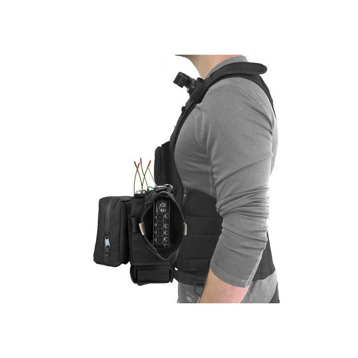 Portabrace ATV-888 - Audio Tactical Vest for Sound Devices 888, Black
