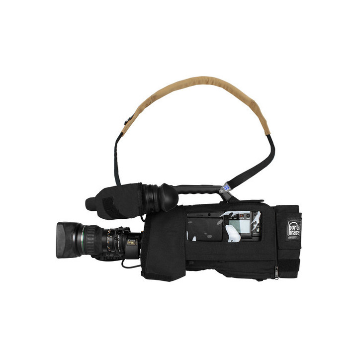 Portabrace CBA-HPX380 - Camera BodyArmor & HB-40CAM-C Strap for Panasonic AG-HPX380, Blue
