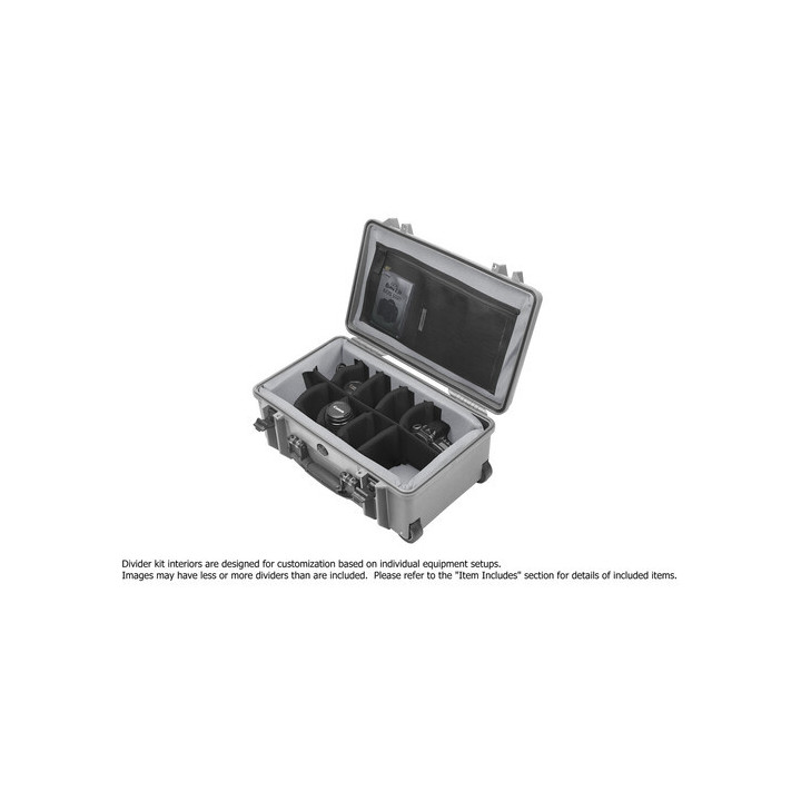 Portabrace PB-2550PROLENSMD - Watertight Hard Case with Padding, Pouches & Dividers