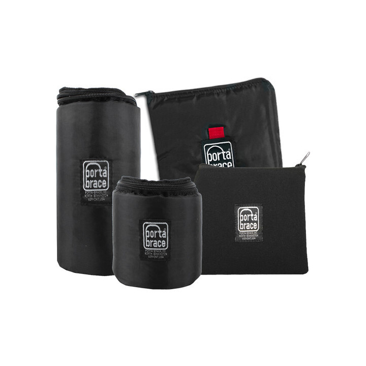 Portabrace POUCHSET-FX3 - Set of padded pouches and Lens Cups