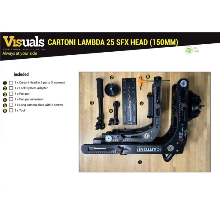 Cartoni HL2500 - LAMBDA 25 - Cine Style Slide