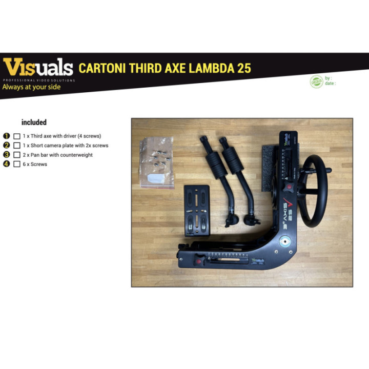 Cartoni HL2500/TA - Third Axis LAMBDA 25